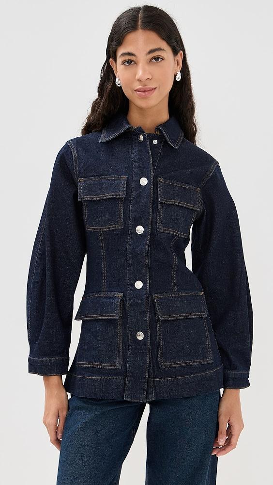 ALIGNE Milly Waisted Denim Jacket | Shopbop Product Image