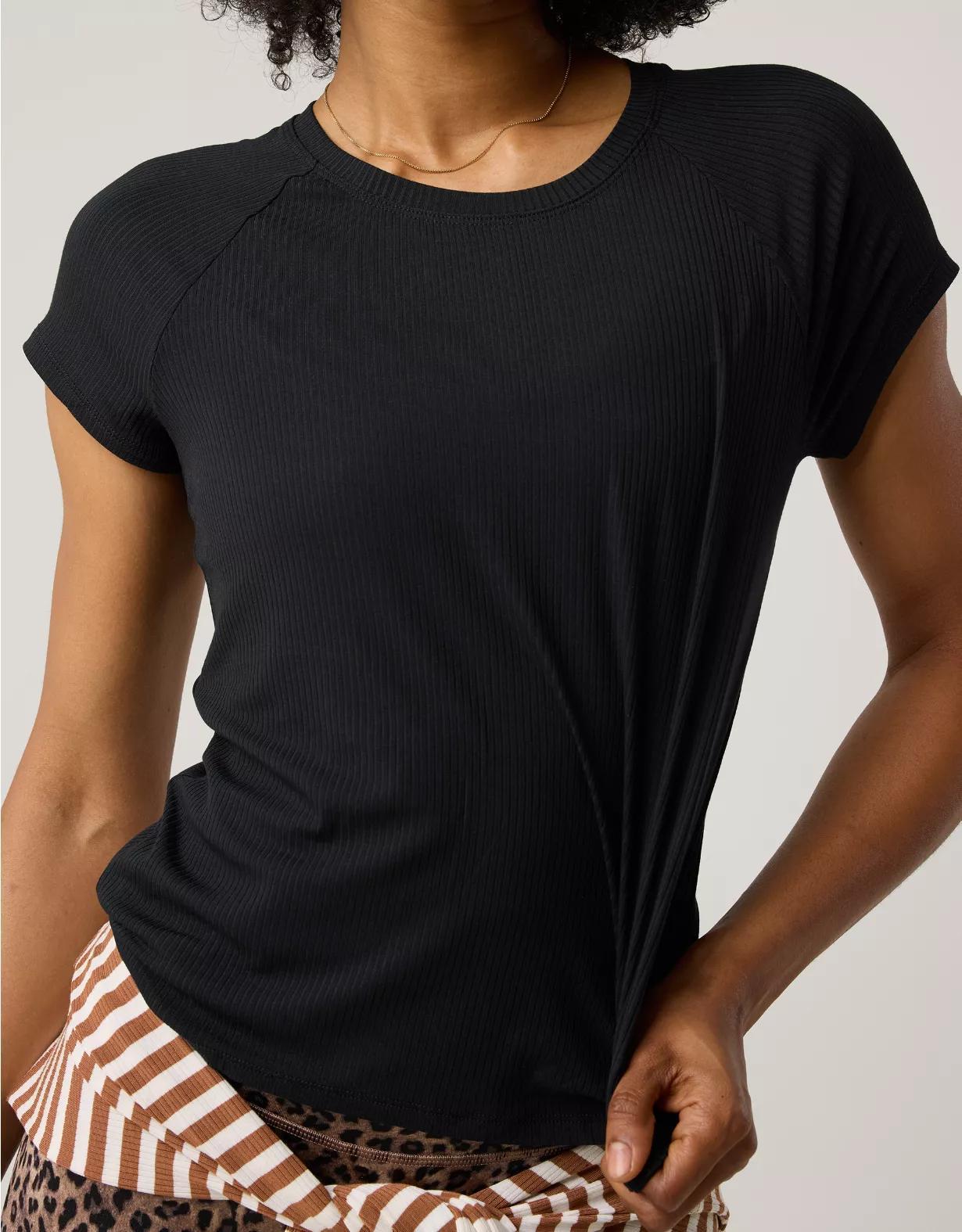 OFFLINE By Aerie Thumbs Up Ribbed T-Shirt Product Image