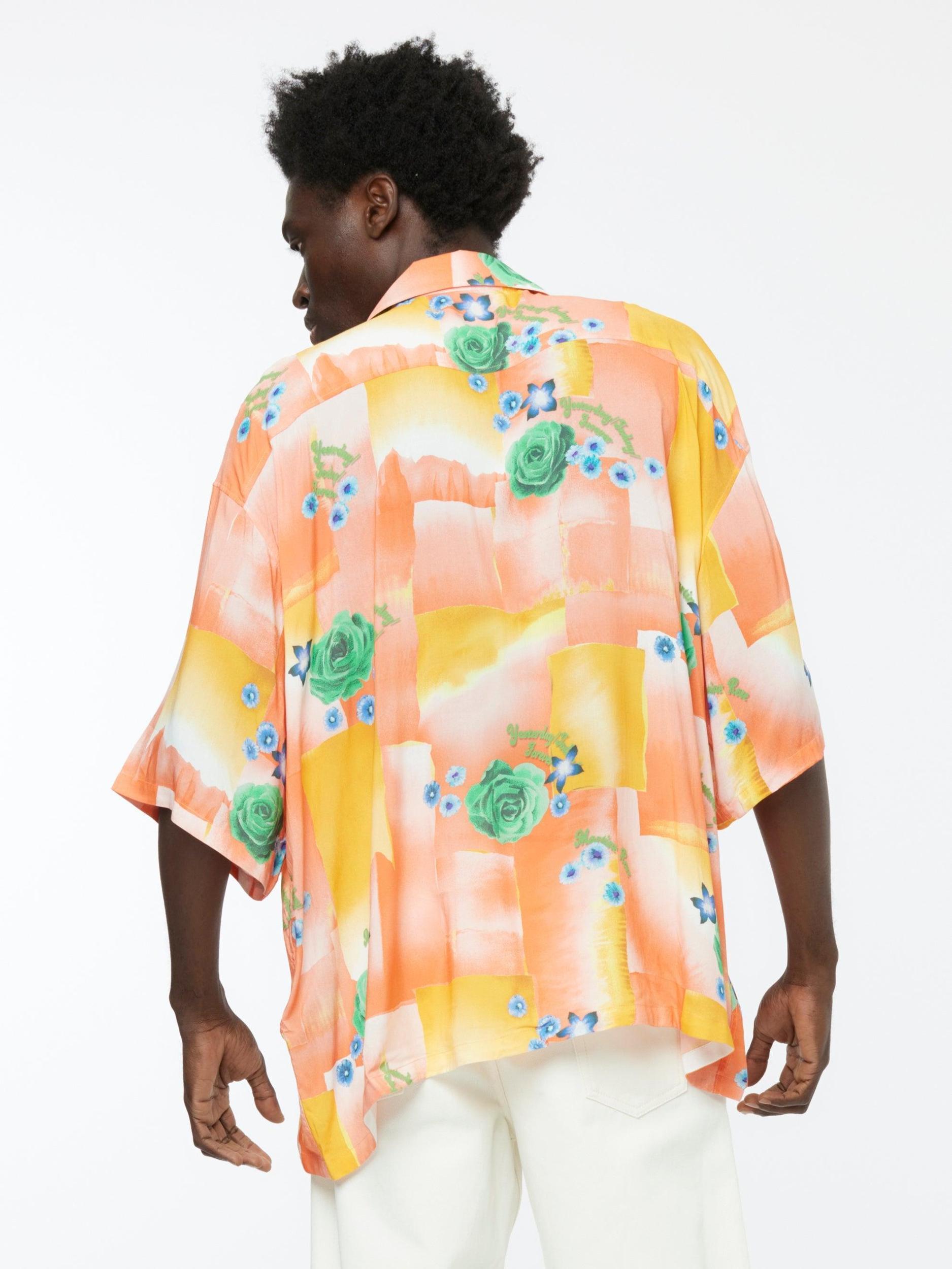 Boxy Hawaiian Shirt (Floral) Product Image