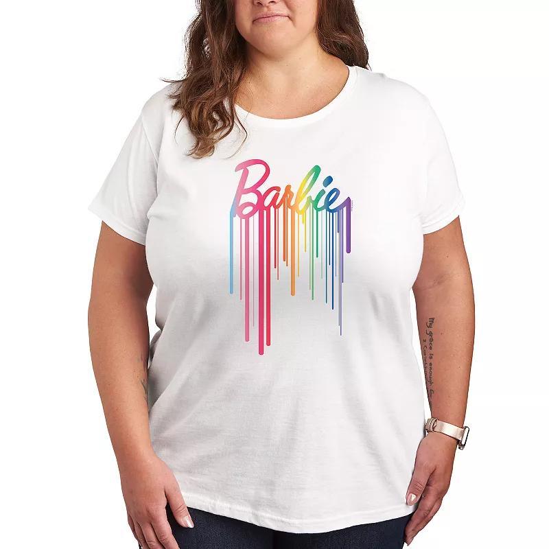 Plus Lucky Script Four Leaf Clover Graphic Tee, Womens Product Image