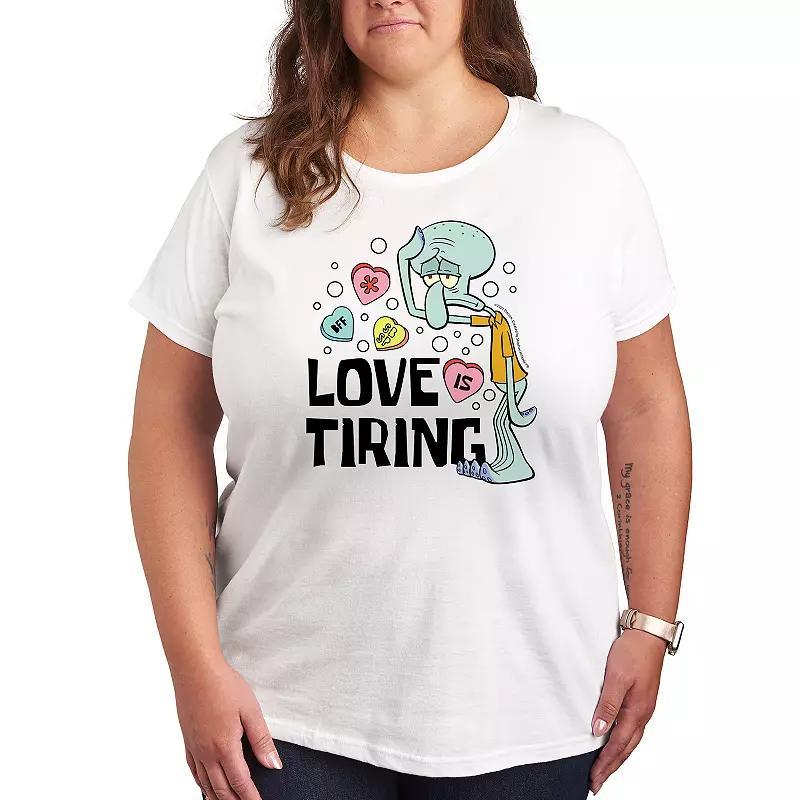 Plus Music Takes Me Places Graphic Tee, Womens Grey Gray Product Image