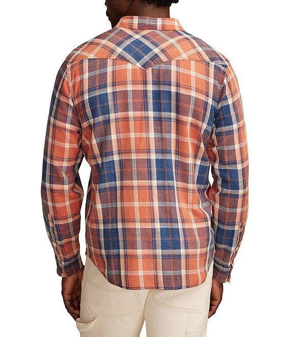 Lucky Brand Masa Long Sleeve Plaid Woven Western Shirt Product Image