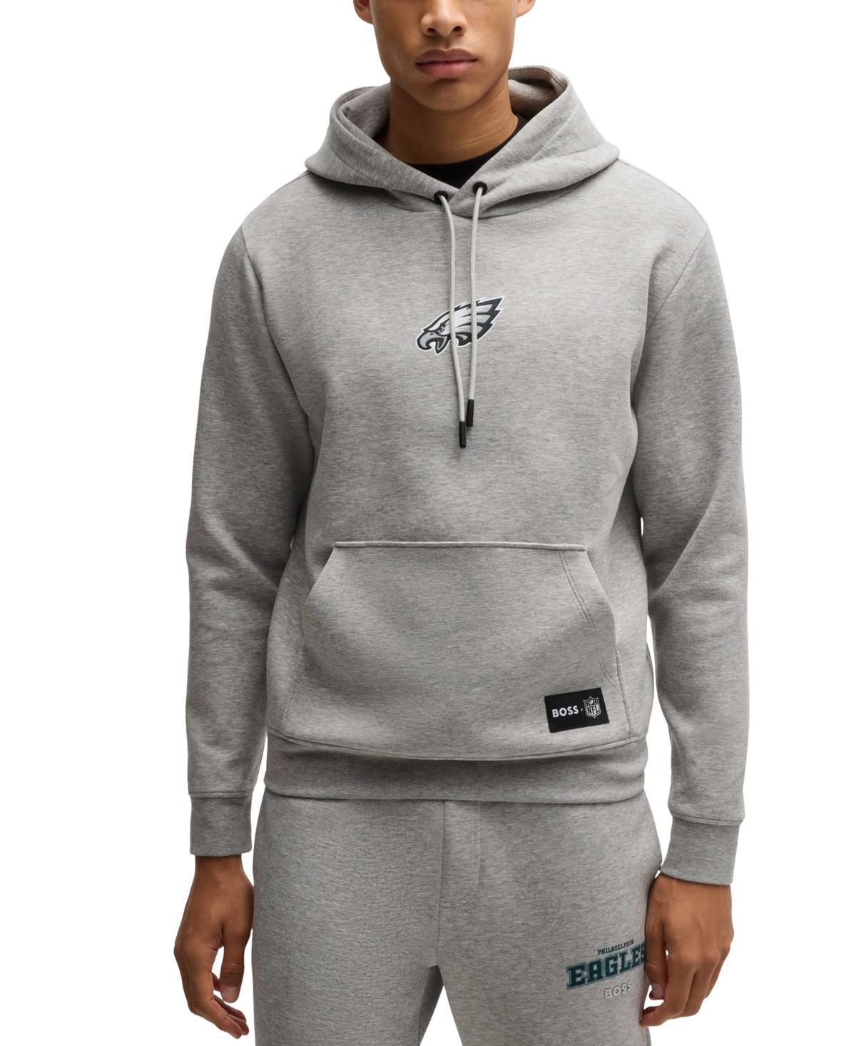 Unisex Hugo Boss Heather Gray Los Angeles Rams Woodson Tri-Blend Hoodie, Adult Unisex, Size: XL, Grey Product Image