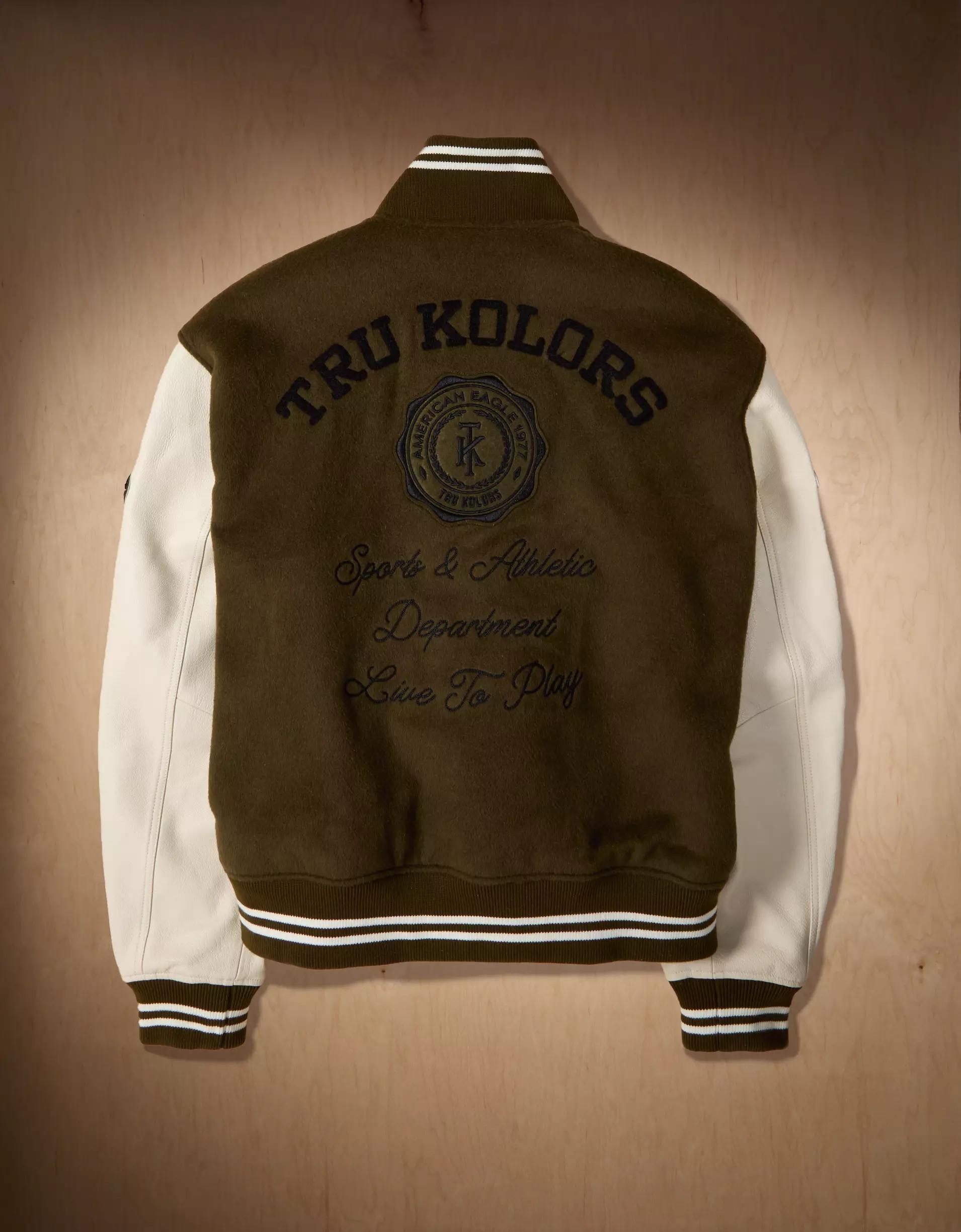 AE x Tru Kolors Varsity Jacket Product Image