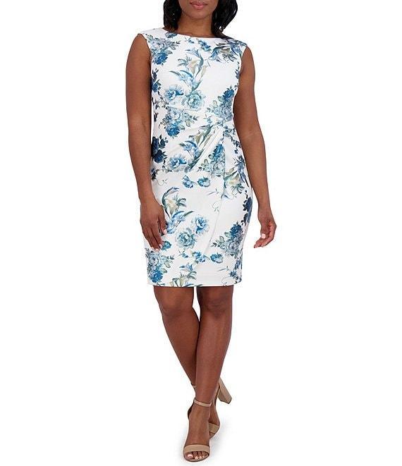 Jessica Howard Floral Print Sheath Dress Product Image