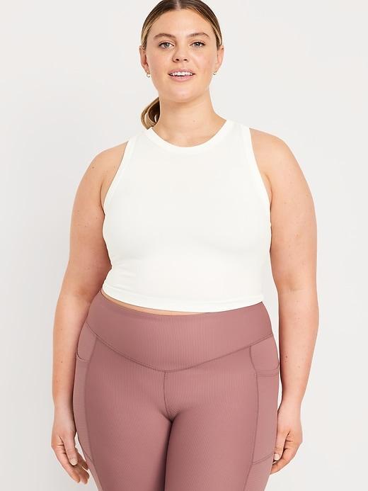 Fluid Seamless Fitted Crop Tank Top Product Image