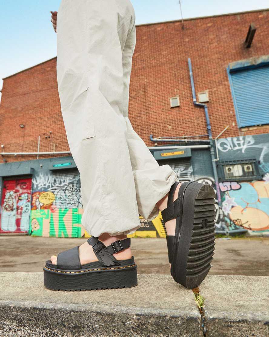 Voss Women's Leather Strap Platform Sandals Product Image