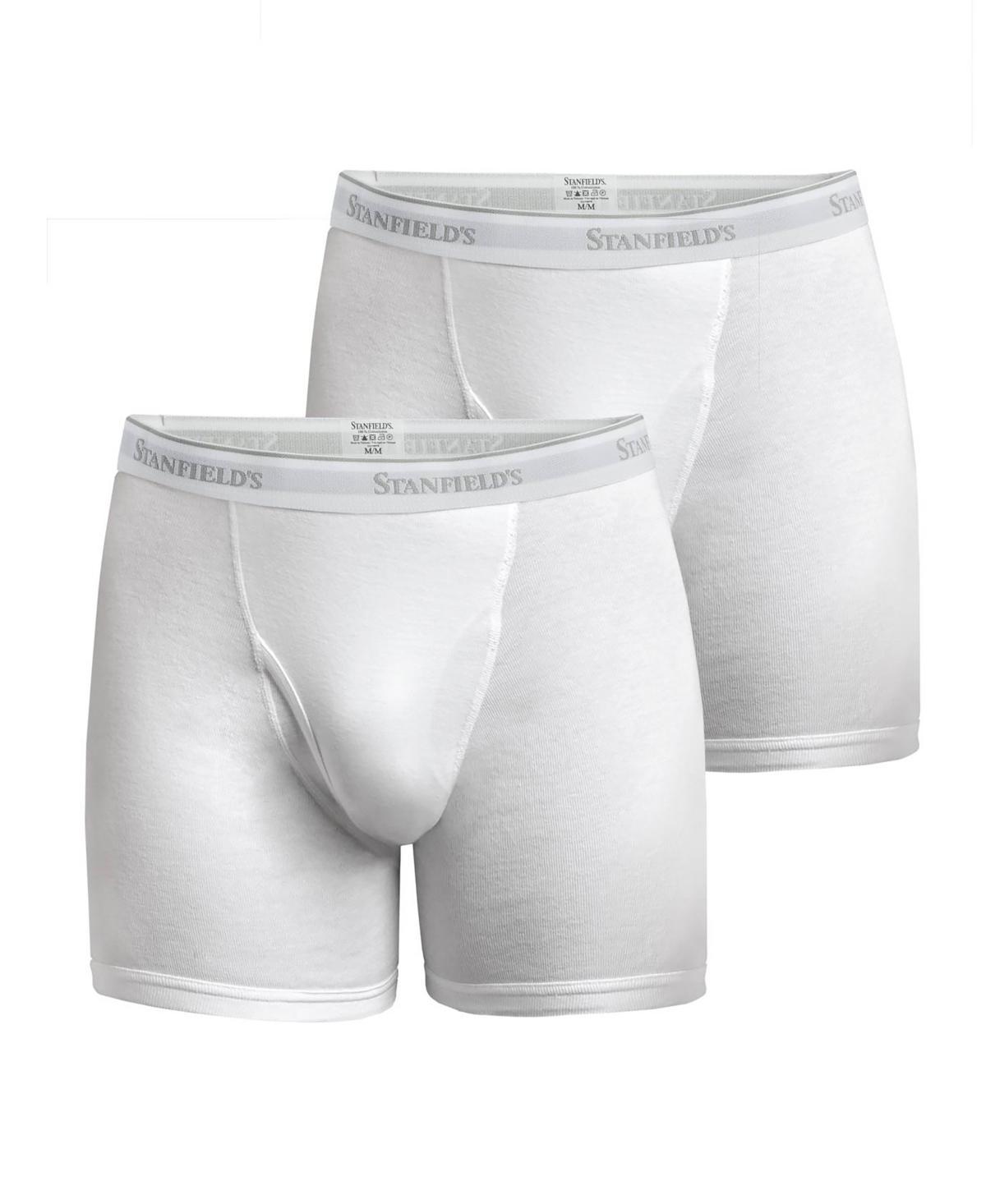 Stanfields Premium Cotton Mens 2 Pack Boxer Brief Underwear Product Image