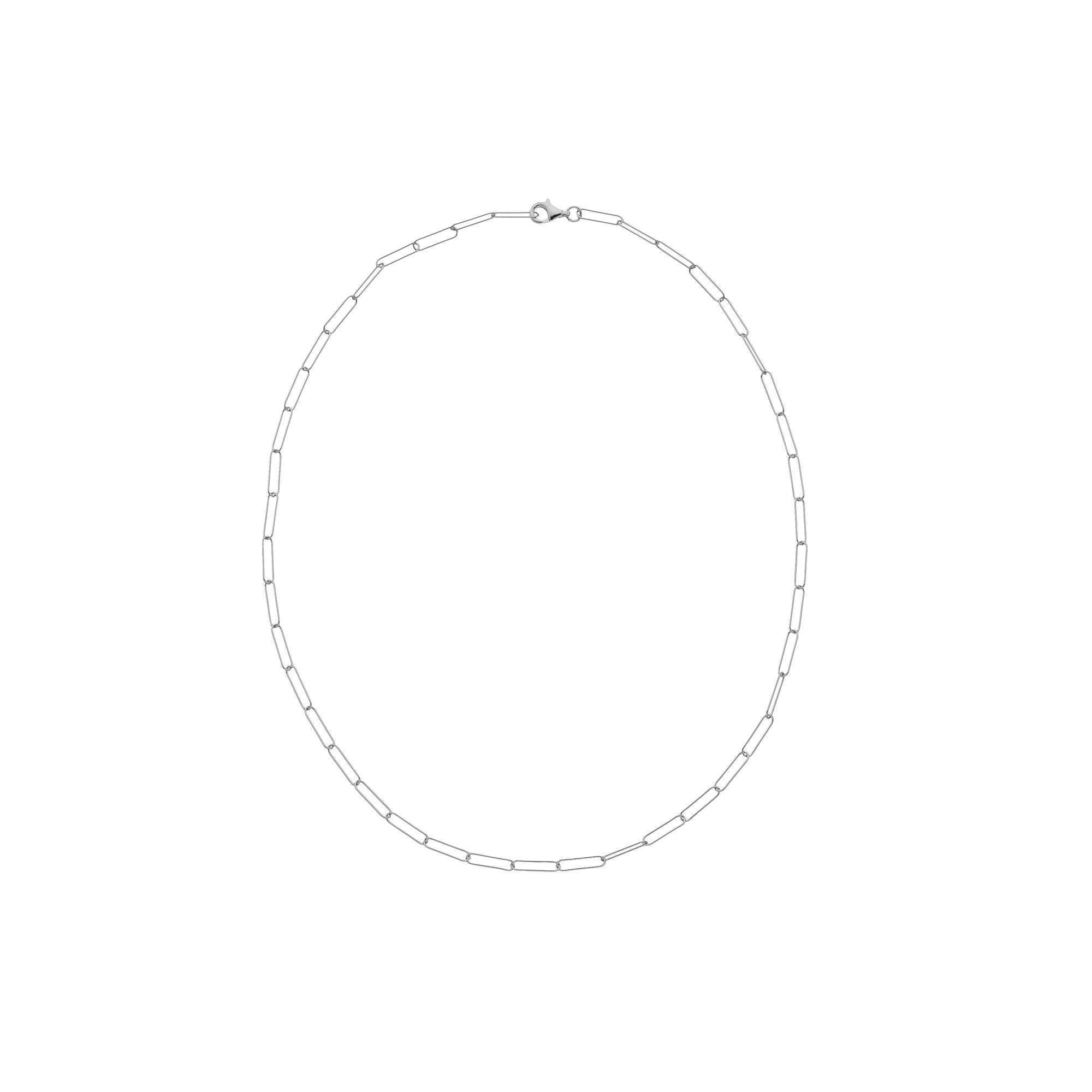 Adornia Link Chain Necklace, Women's, Silver Tone Product Image