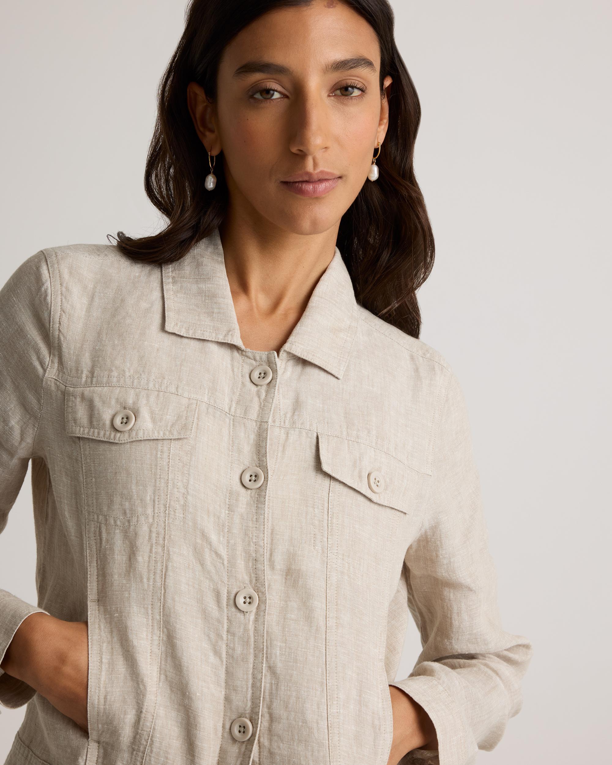 Quince | Women's 100% European Linen Jacket Size XL Product Image