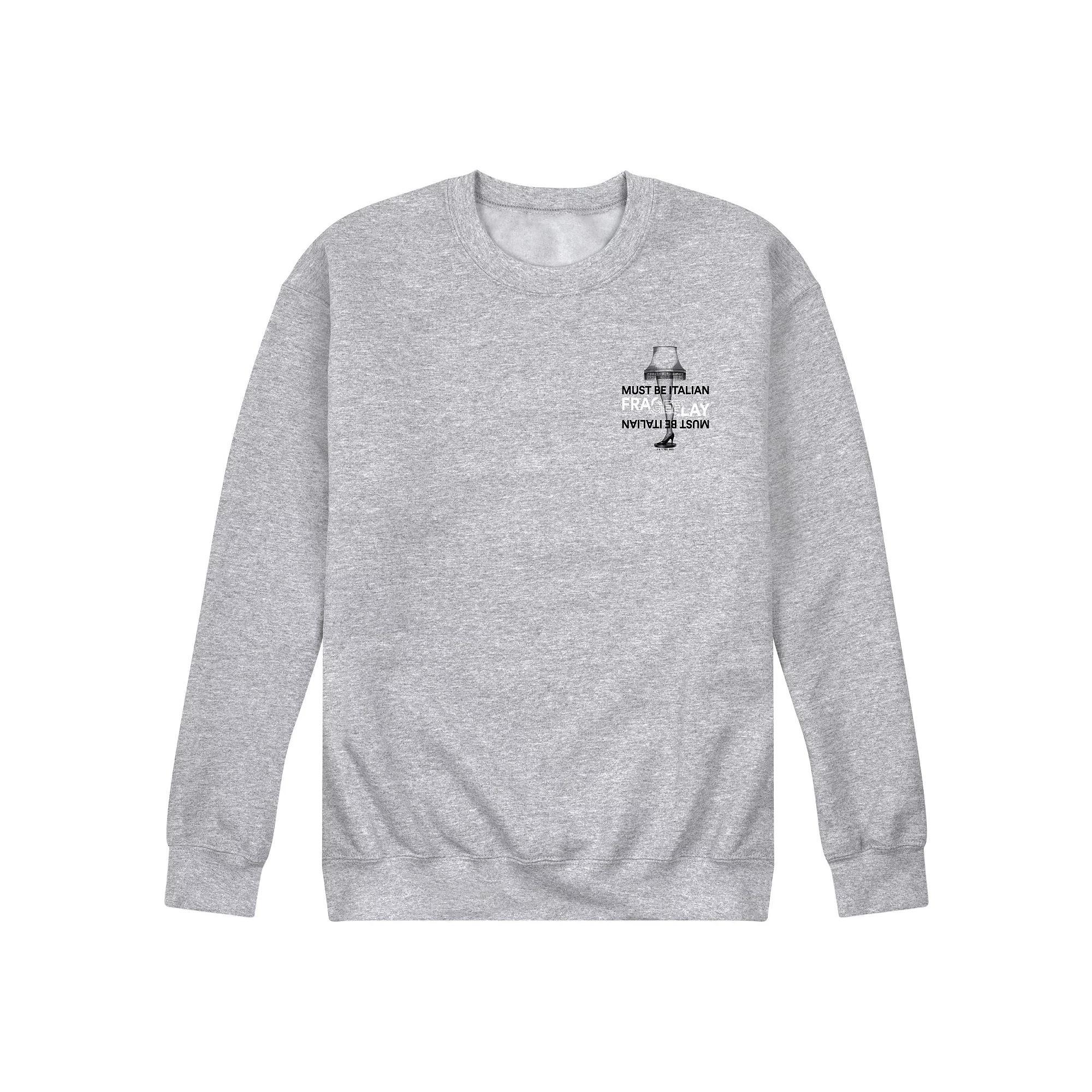 Mens A Christmas Story Must Be Italian Fleece Sweatshirt Product Image