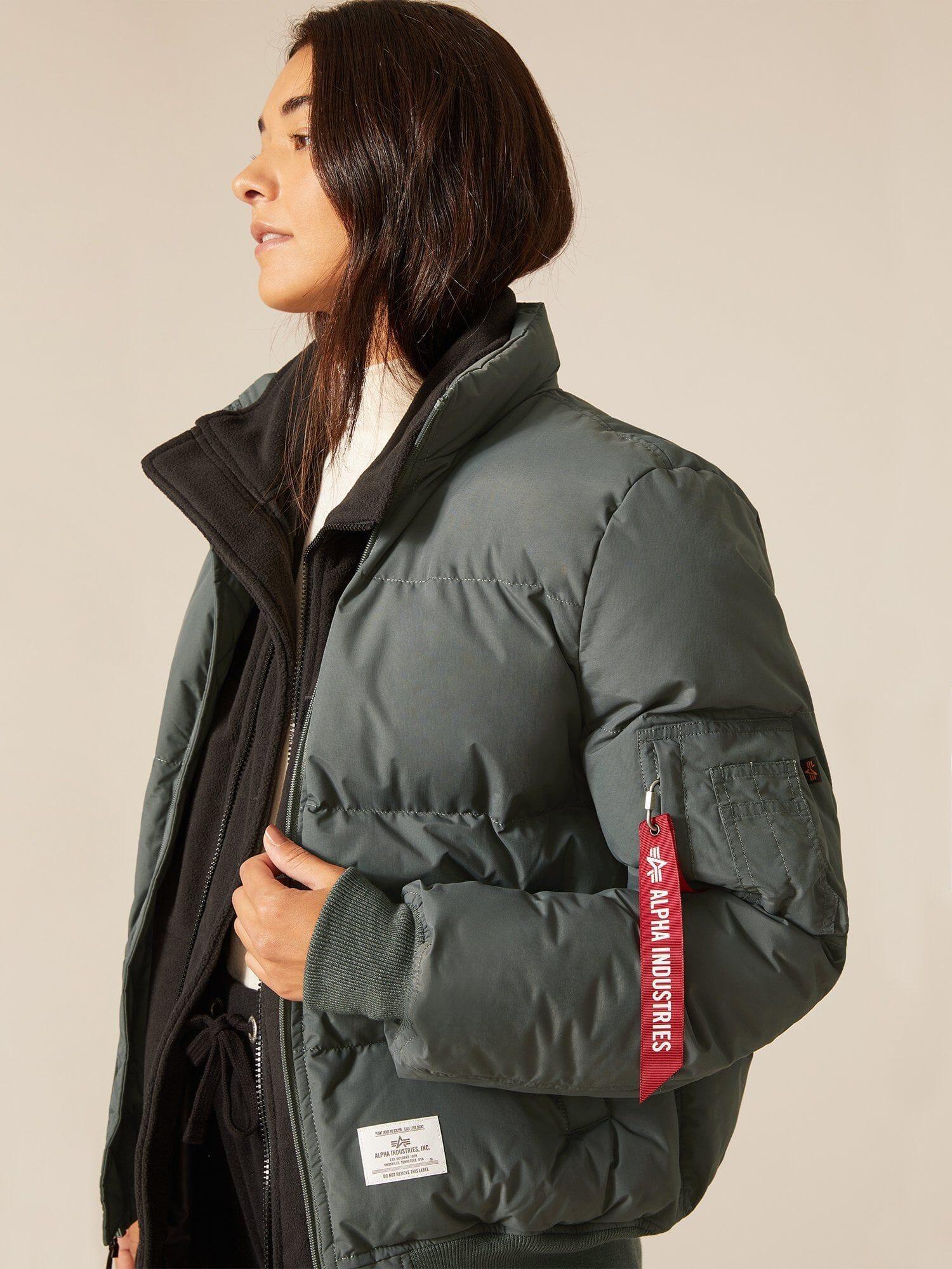 MA-1 QUILTED BOMBER JACKET Female Product Image