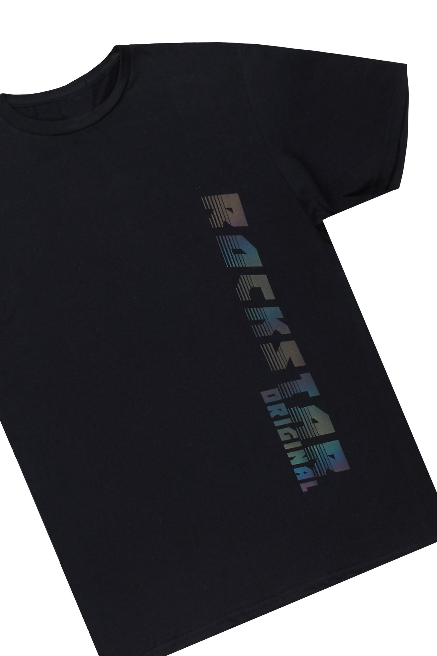 Xadrian Black T-Shirt/Short Set Male Product Image