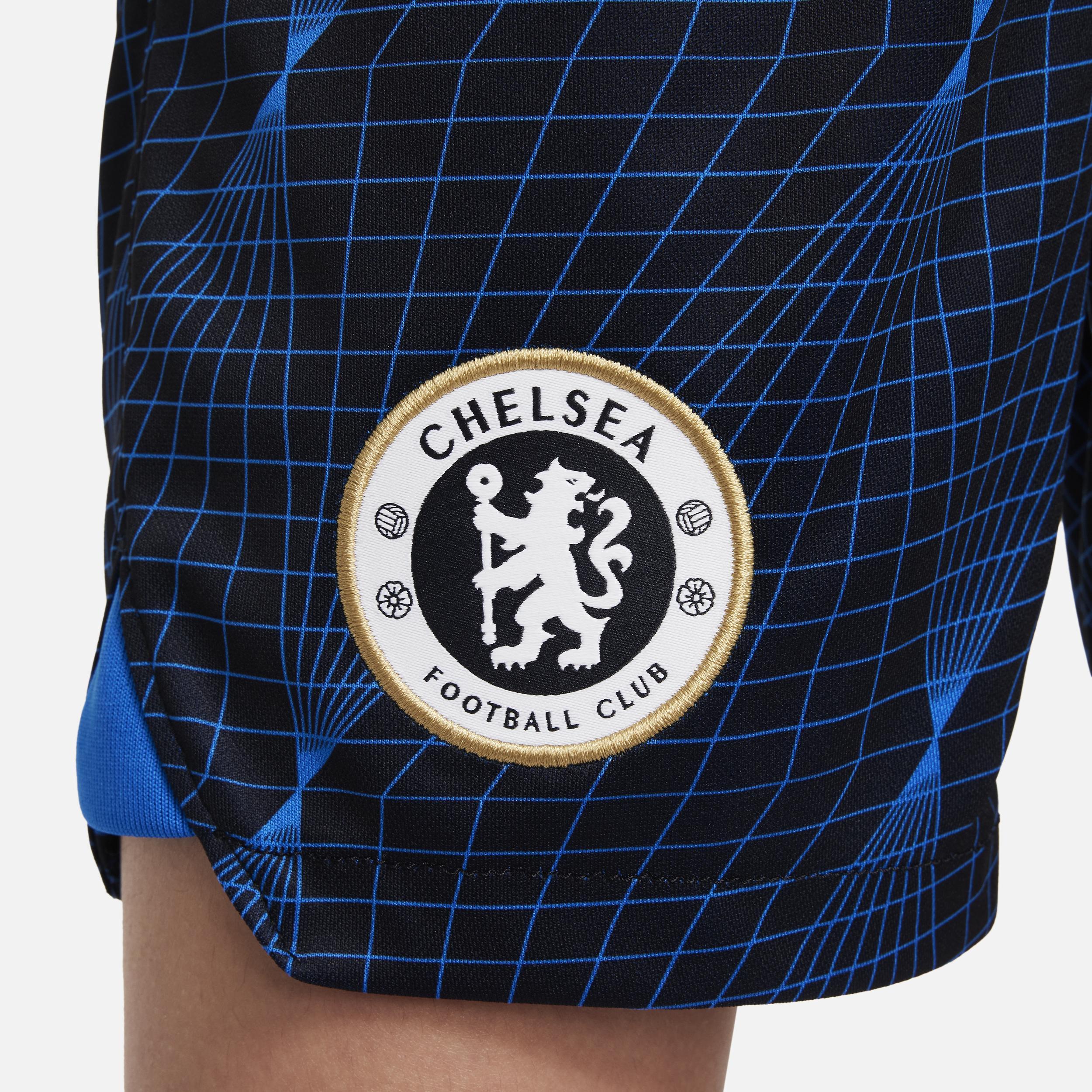 Youth Nike Navy Chelsea 2023/24 Away Stadium ReplicaShorts, Boys Chl Blue Product Image