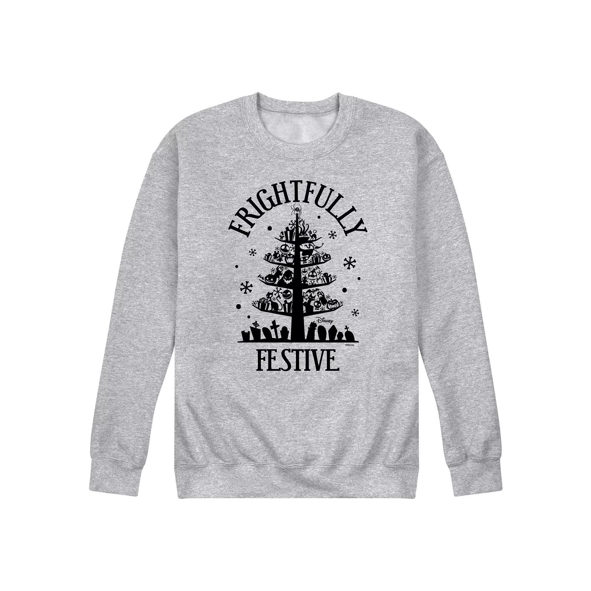 Disneys The Nightmare Before Christmas Frightfully Festive Tee, Mens Product Image
