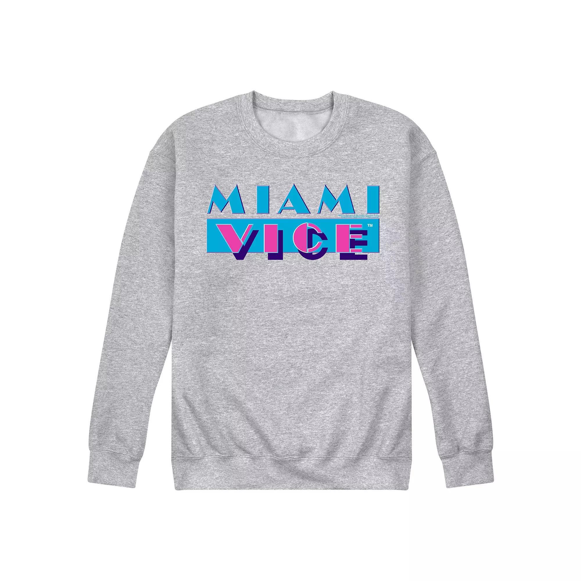Mens Miami Vice Logo Fleece Sweatshirt Product Image