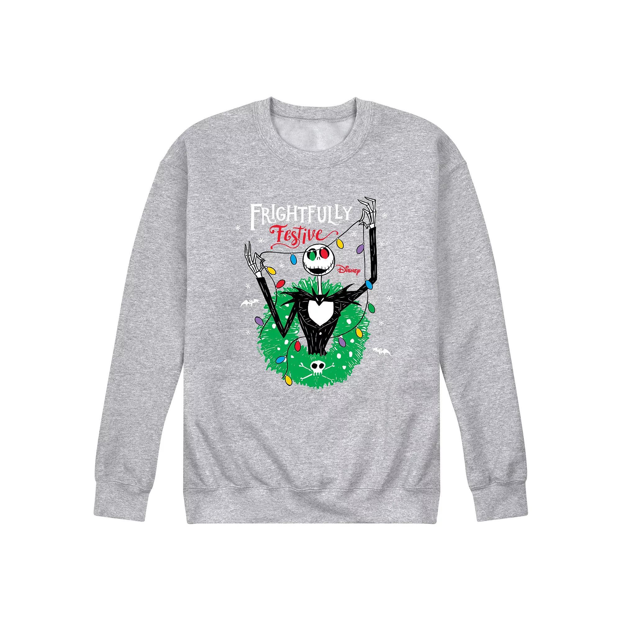 Disneys The Nightmare Before Christmas Frightfully Festive Tee, Mens Product Image