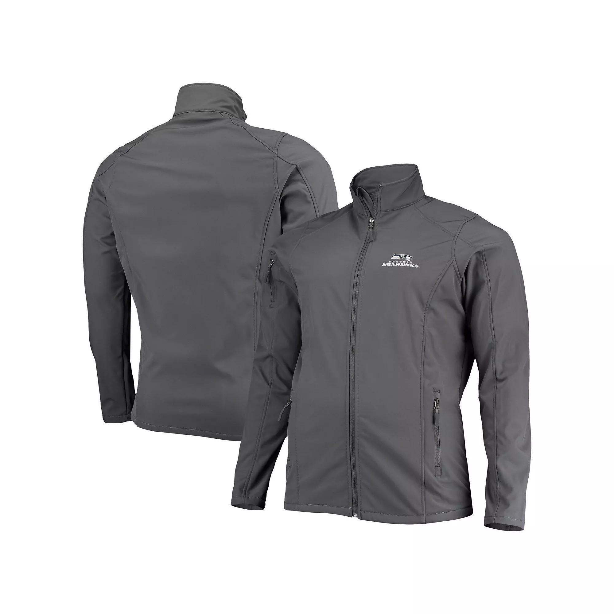 Men's Dunbrooke Gray Seattle Seahawks Big & Tall Sonoma Softshell Full-Zip Jacket, Size: 2XLT, Grey Product Image