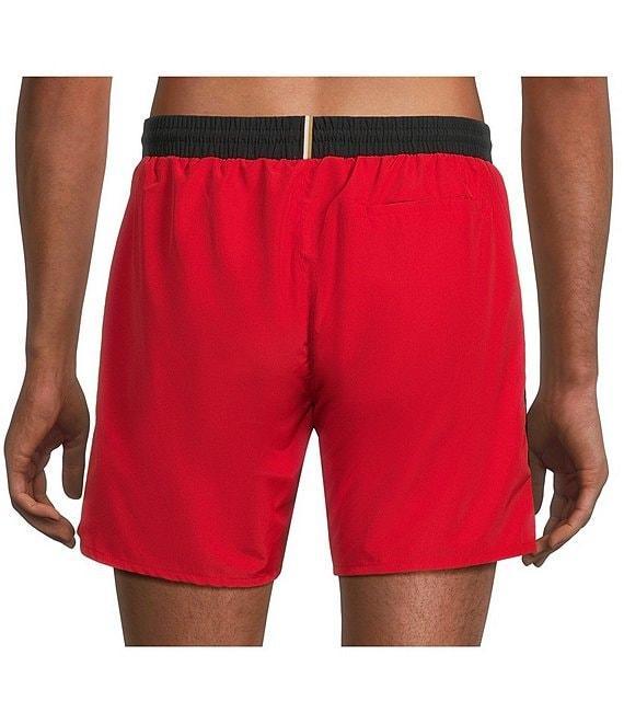 Hugo Boss Starfish 5.9#double; Inseam Swim Trunks Product Image