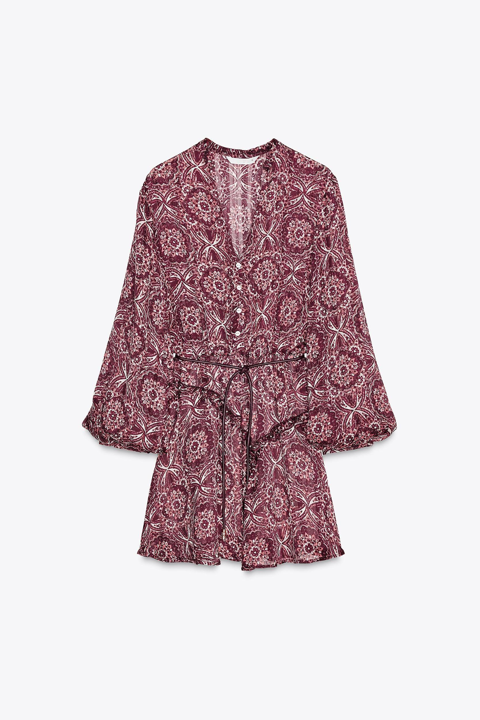 PRINTED MINI DRESS Product Image