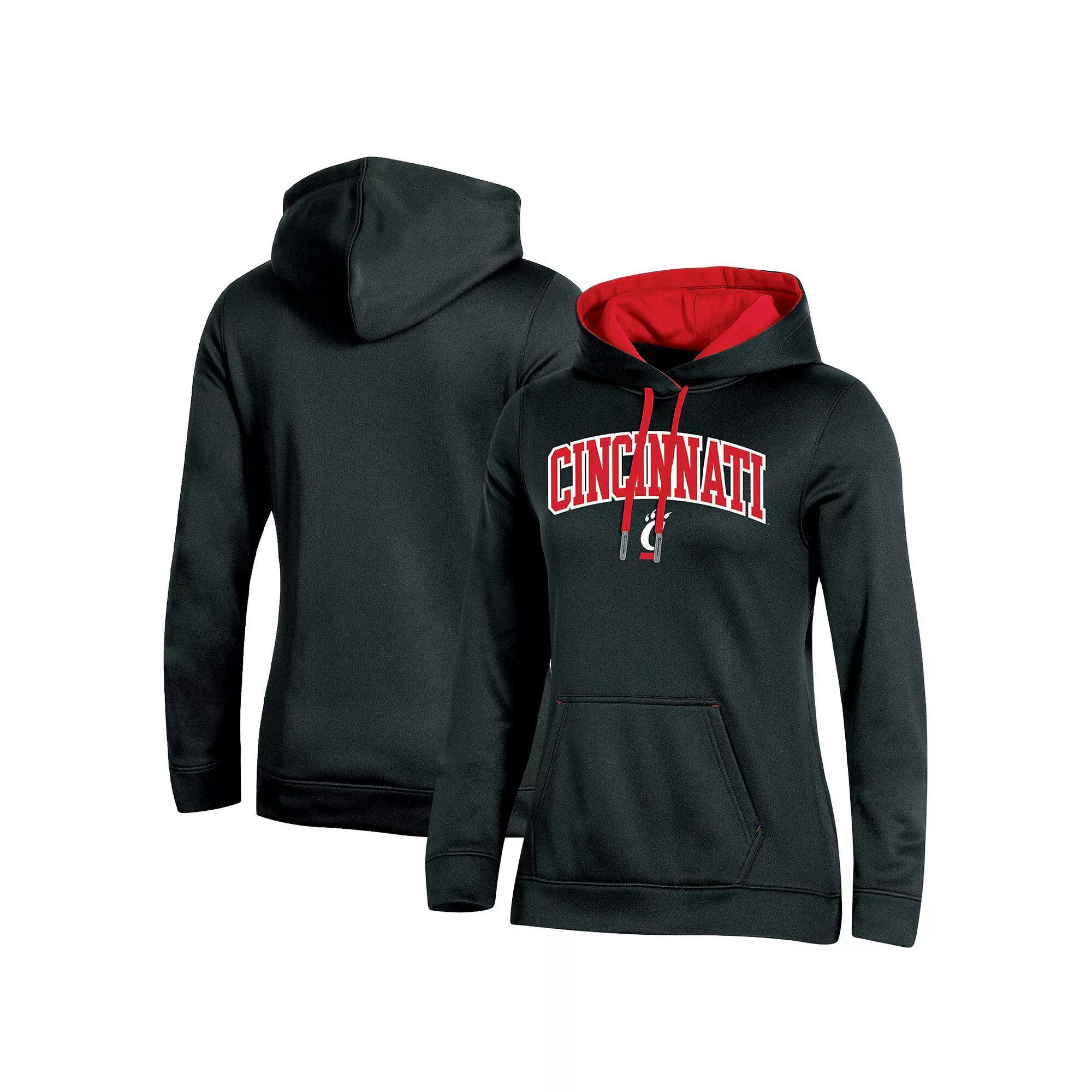 Women's Champion Black Cincinnati Bearcats Arch Logo 2.0 Pullover Hoodie, Size: XS Product Image