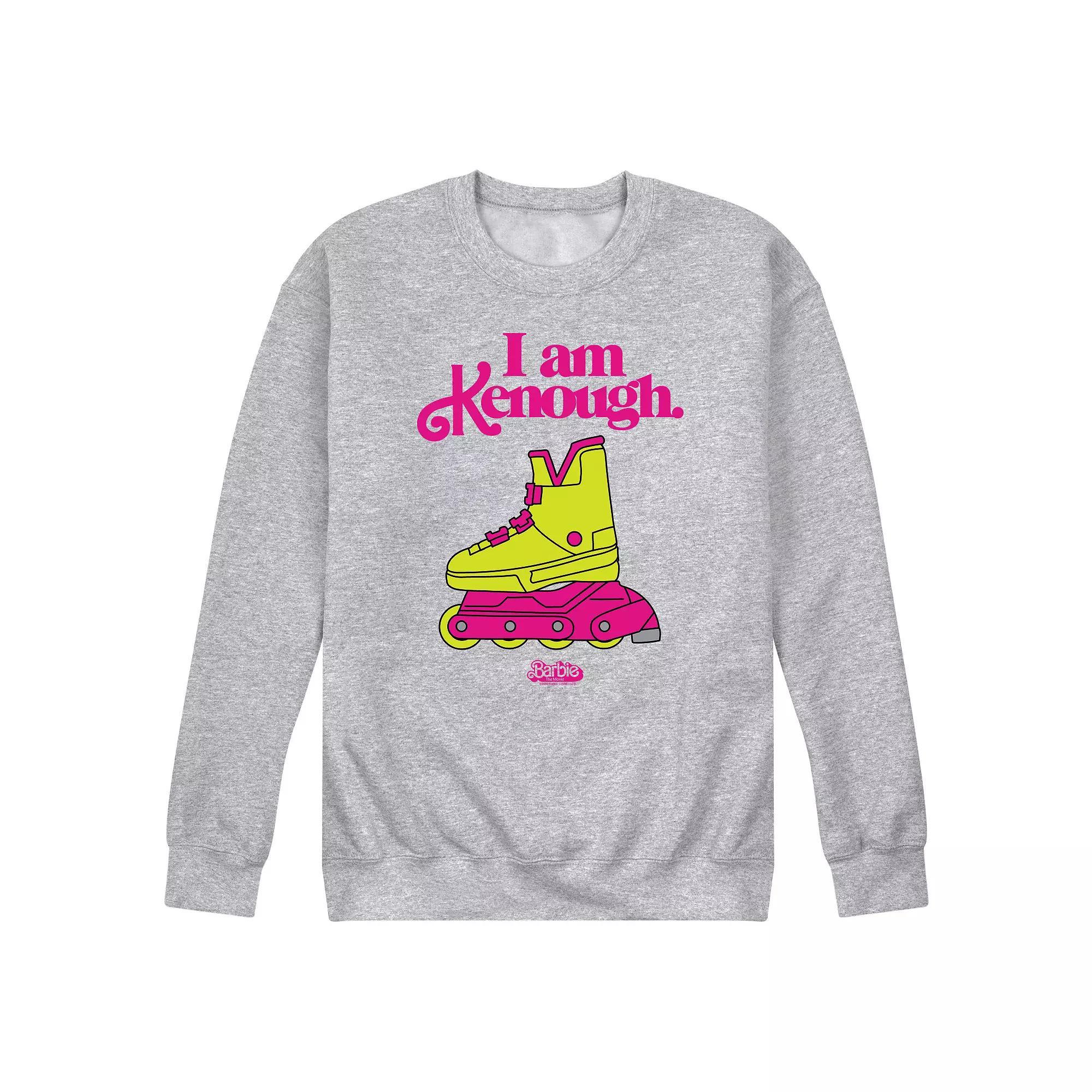 Mens Barbie The Movie Kenough Rollerblades Graphic Tee Grey Gray Product Image