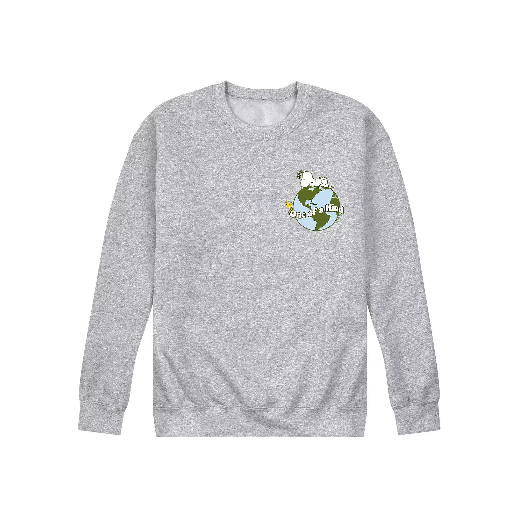 Mens Peanuts One Of Kind Earth Sweatshirt Product Image