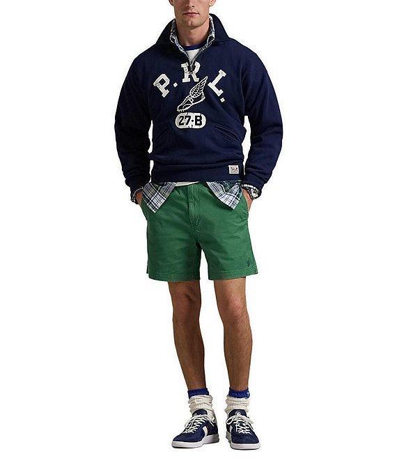 Polo Ralph Lauren Classic-Fit Stretch Prepster Flat-Front 6#double; Inseam Chino Shorts Product Image