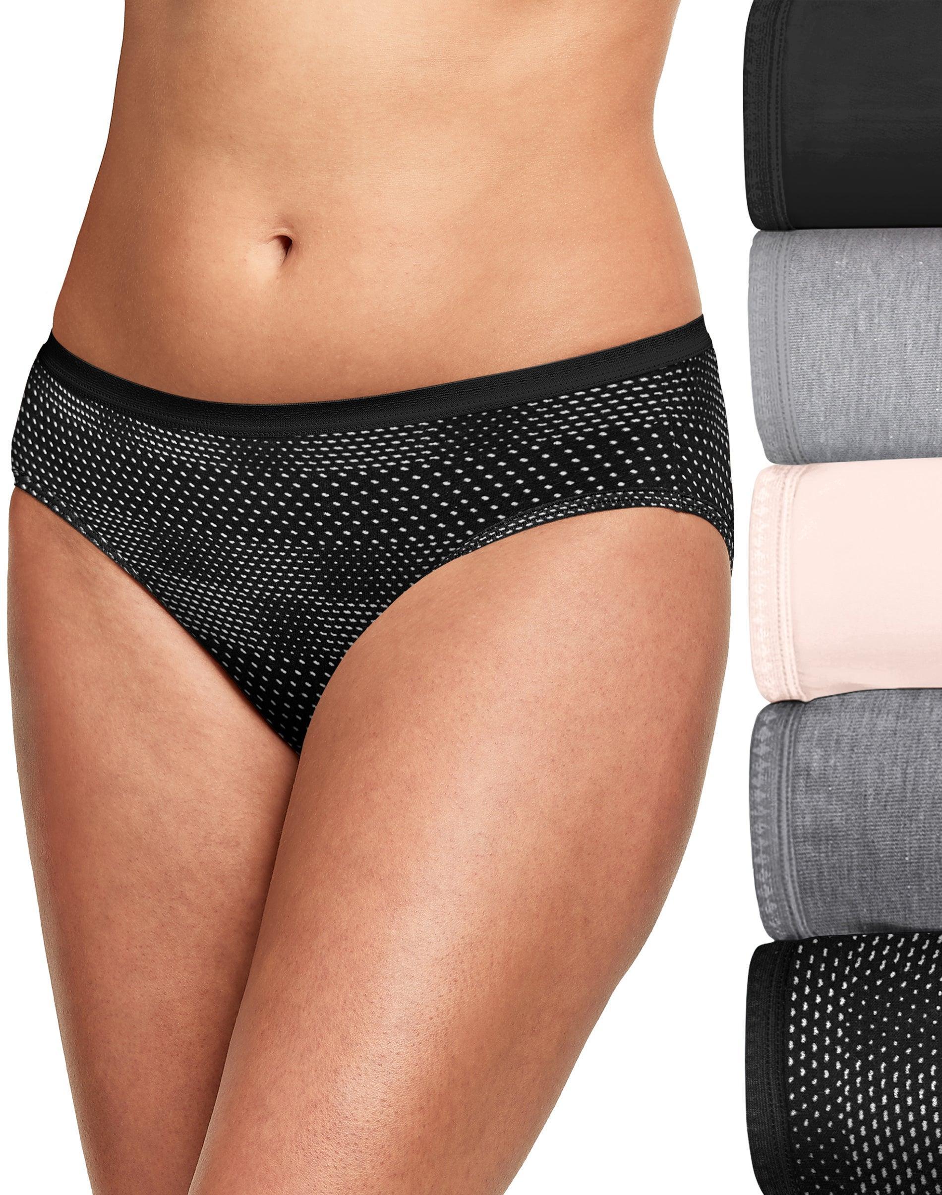 Hanes Ultimate 6-Pack Breathable Hipster Underwear 41H6CC, Womens Product Image