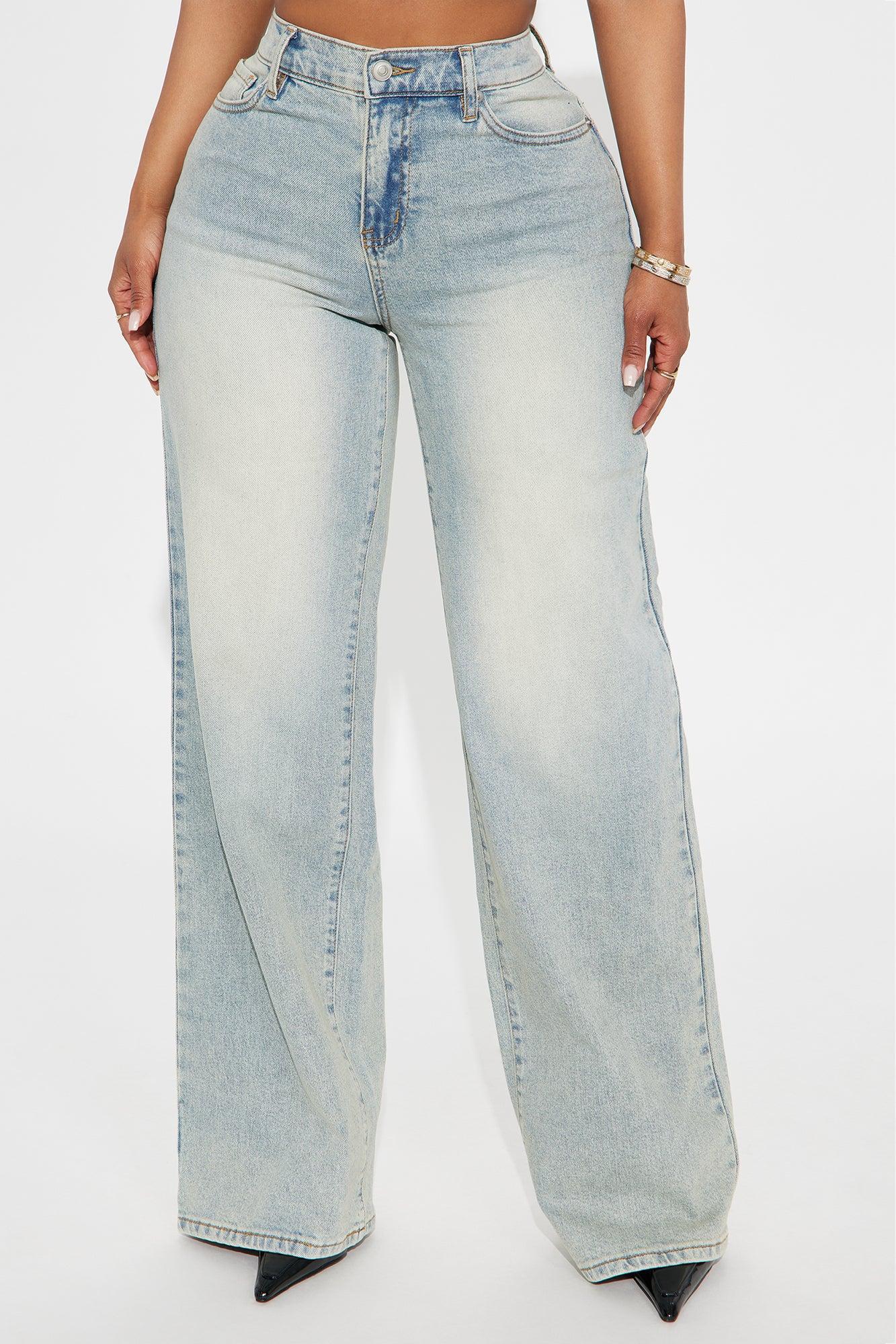 Favorite Classic Wide Leg Jeans - Vintage Wash Female Product Image
