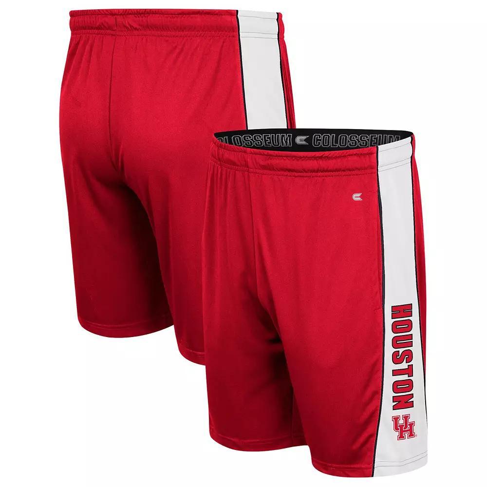 Men's Colosseum Red Houston Cougars Panel Shorts, Size: Small, Hou Red Product Image