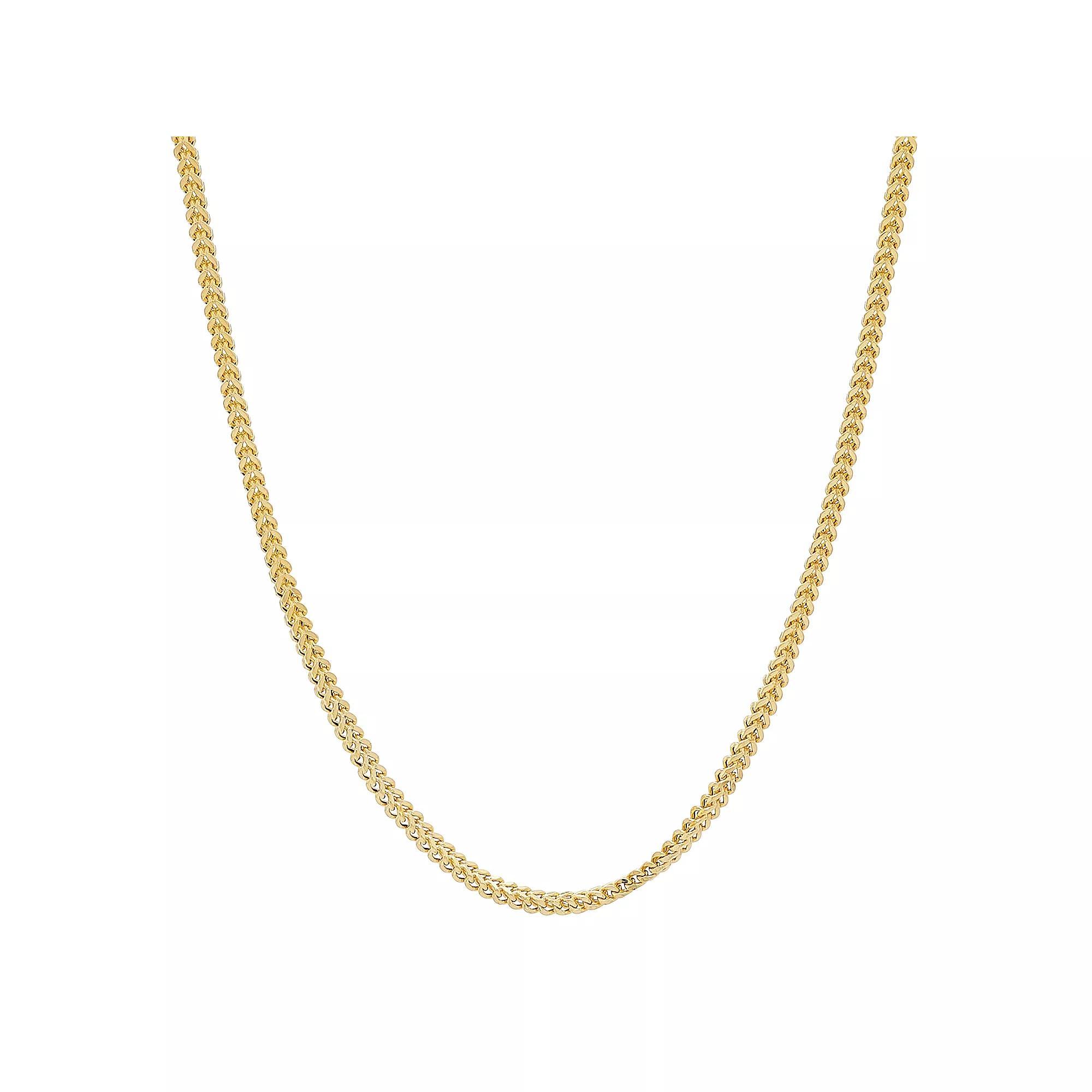 Men's 14k Gold Hollow Chain Link Necklace - 22 in., Size: 22" Product Image