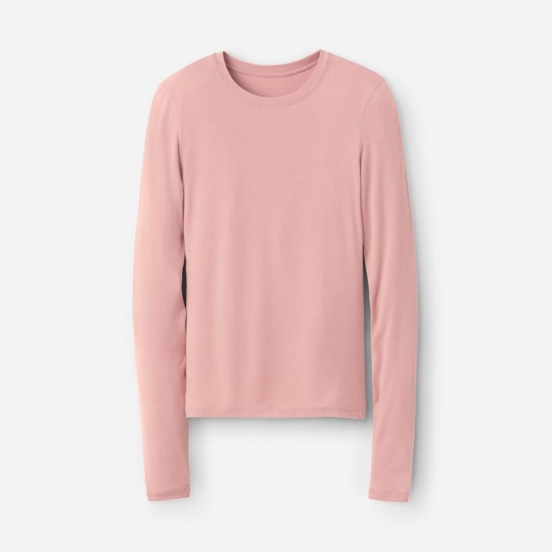 UGG Womens Aidelene Long Sleeve Tee LENZINGu2122 ECOVEROu2122 Viscose Blend Tops Product Image