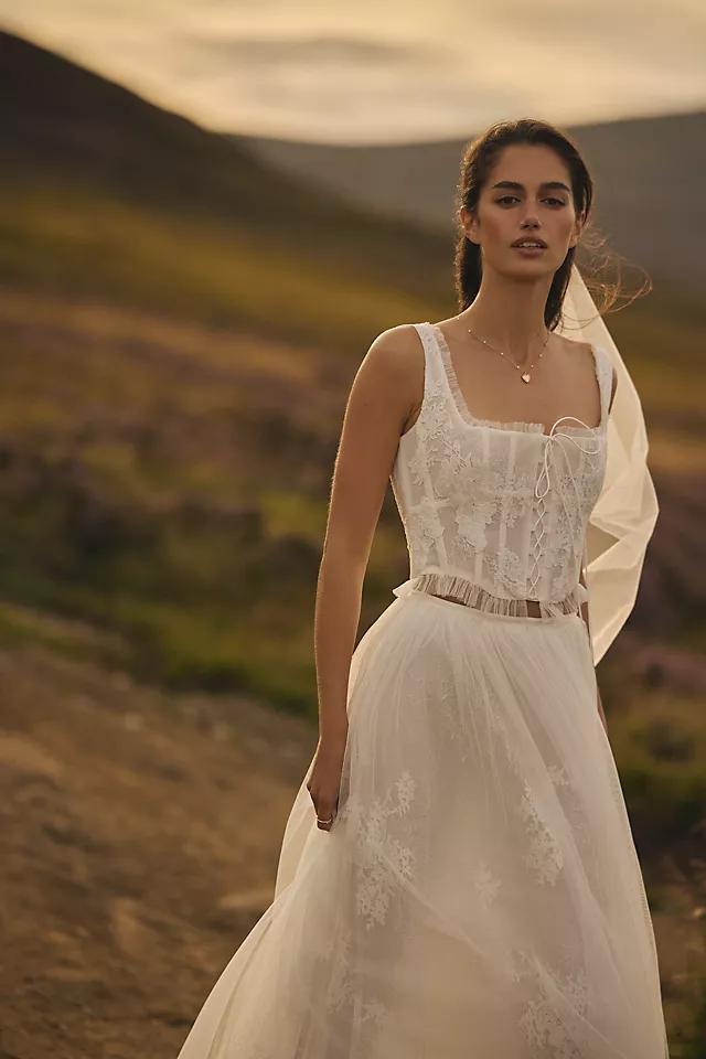 Willowby by Watters Colby Corset Tulle A-Line Wedding Gown Product Image