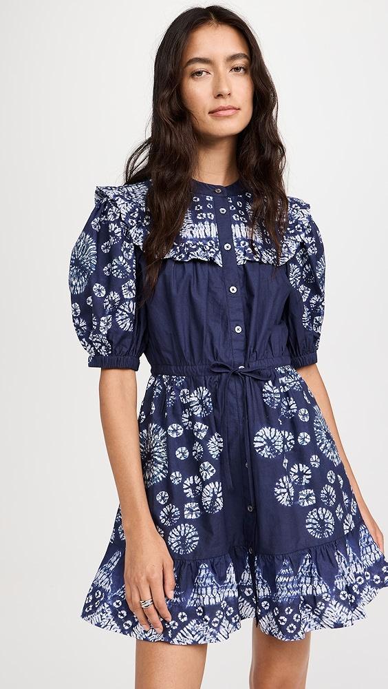 Sea Yana Tie Dye Puff Sleeve Dress | Shopbop Product Image