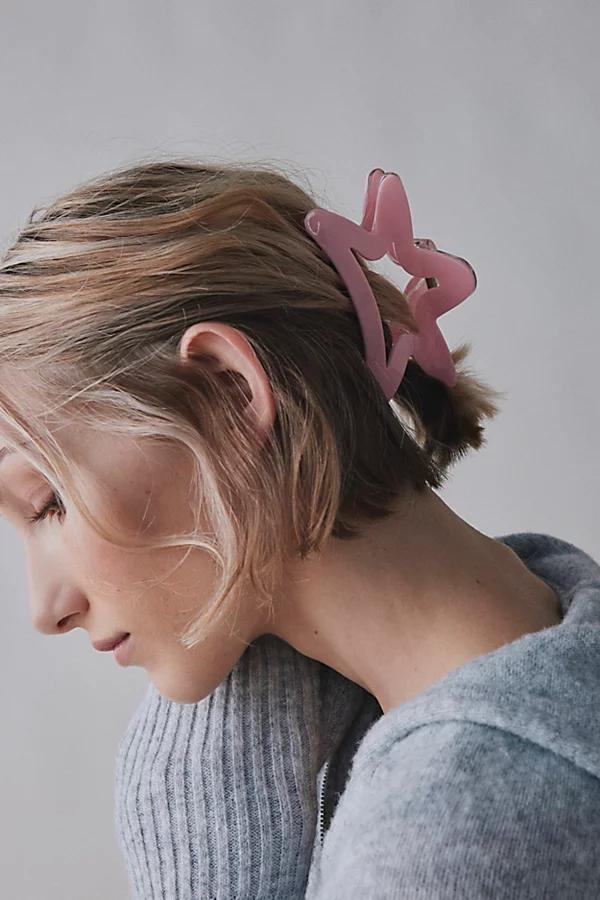 Star Resin Claw Clip Womens at Urban Outfitters Product Image