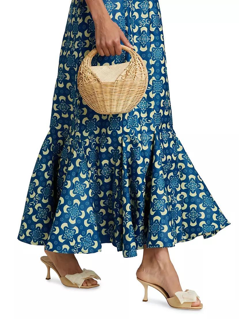 Tiwa Printed Cotton Maxi Dress Product Image
