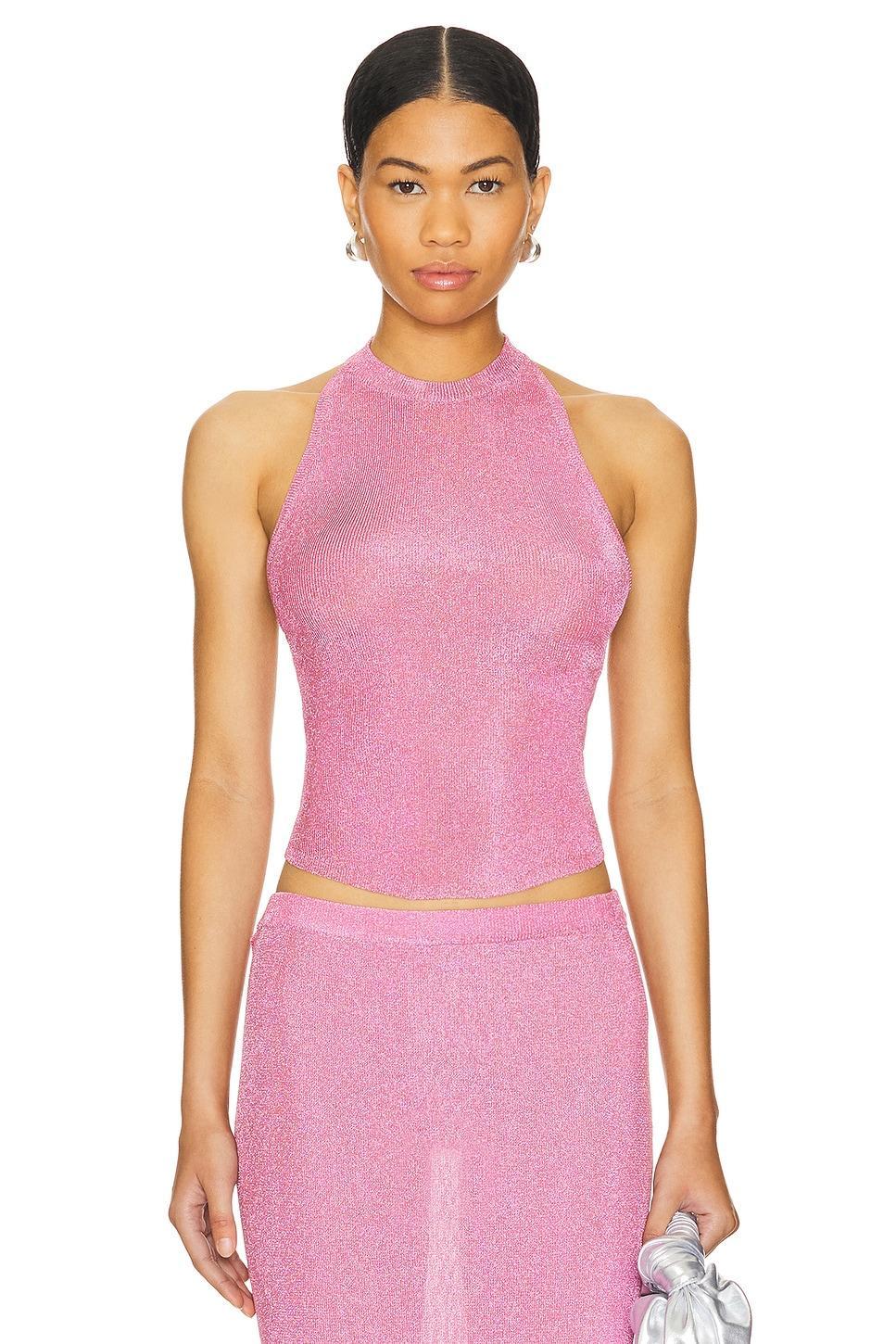 Minnie Metallic Knit Halter SER.O.YA Product Image