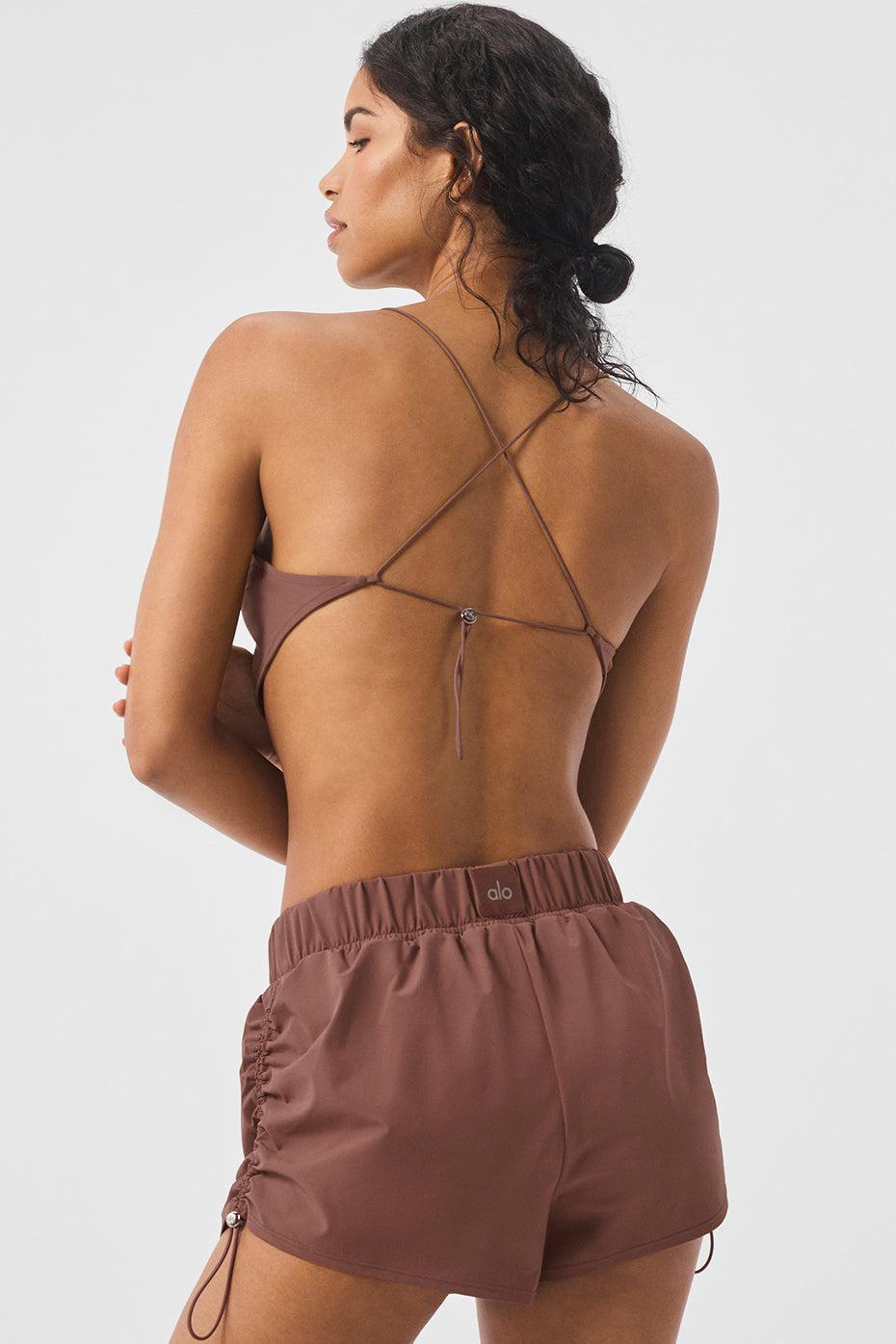 Cropped Megastar Tank - Chestnut Product Image
