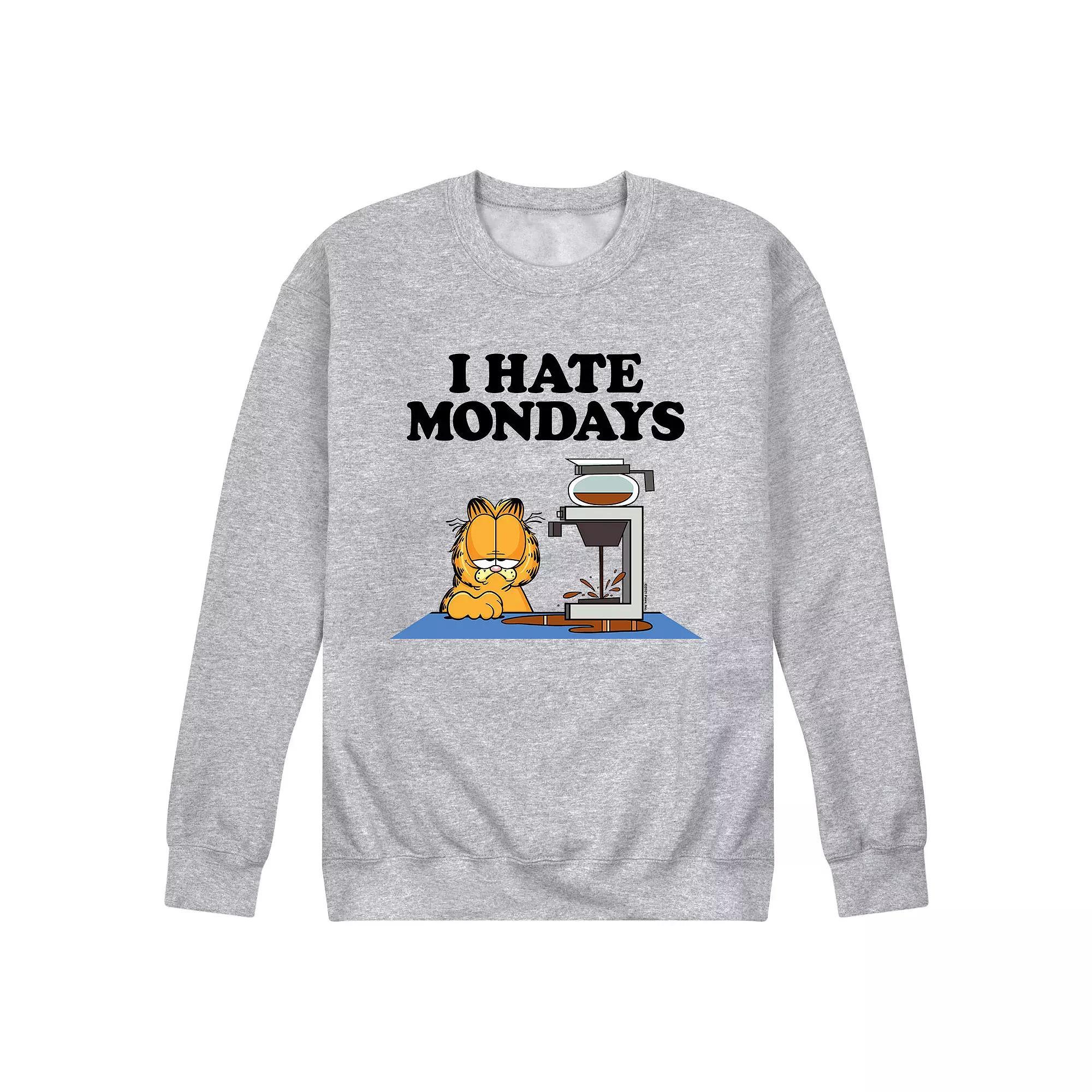 Mens Garfield I Hate Mondays Sweatshirt Product Image