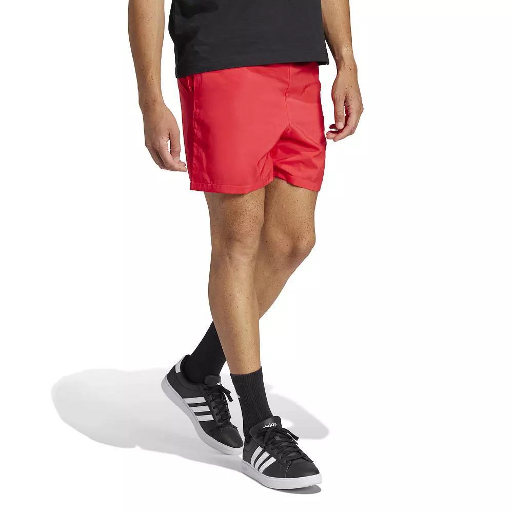 Men's adidas Essentials Small Logo Chelsea Sportswear Cargo Shorts, Size: XXL, Pure Red Product Image