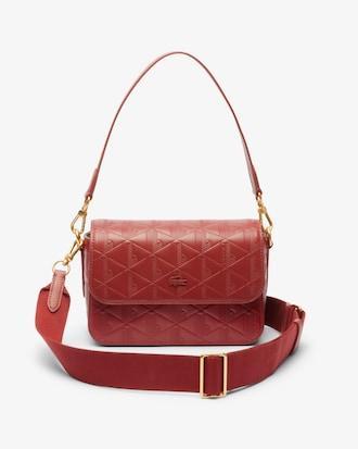 Maheki Embossed Leather Shoulder Bag Product Image