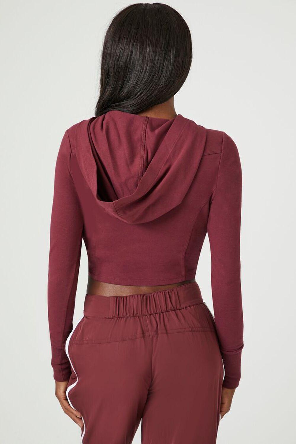 Active Half-Zip Hooded Top | Forever 21 Product Image