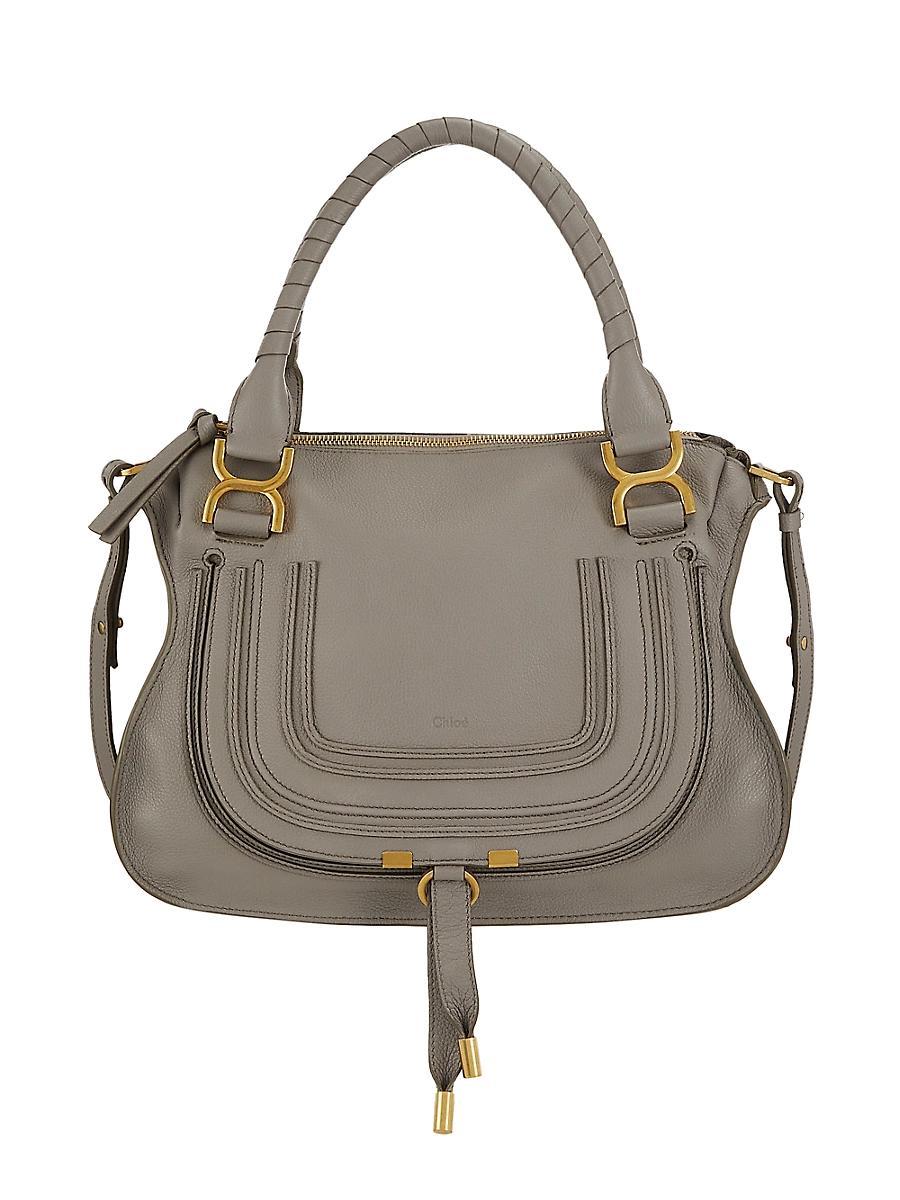 Chloe Marcie Medium Leather Satchel Product Image