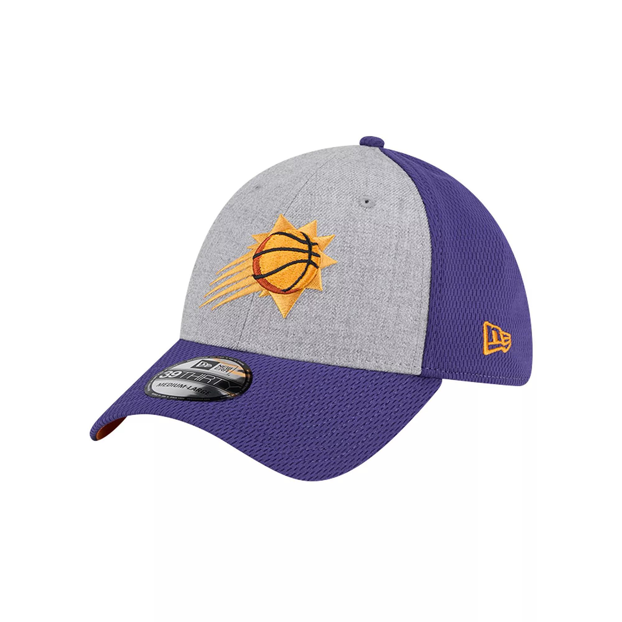 Men's New Era Heather Gray/Purple Phoenix Suns Two-Tone 39THIRTY Flex Hat, Size: Small/Medium, Phx Grey Product Image