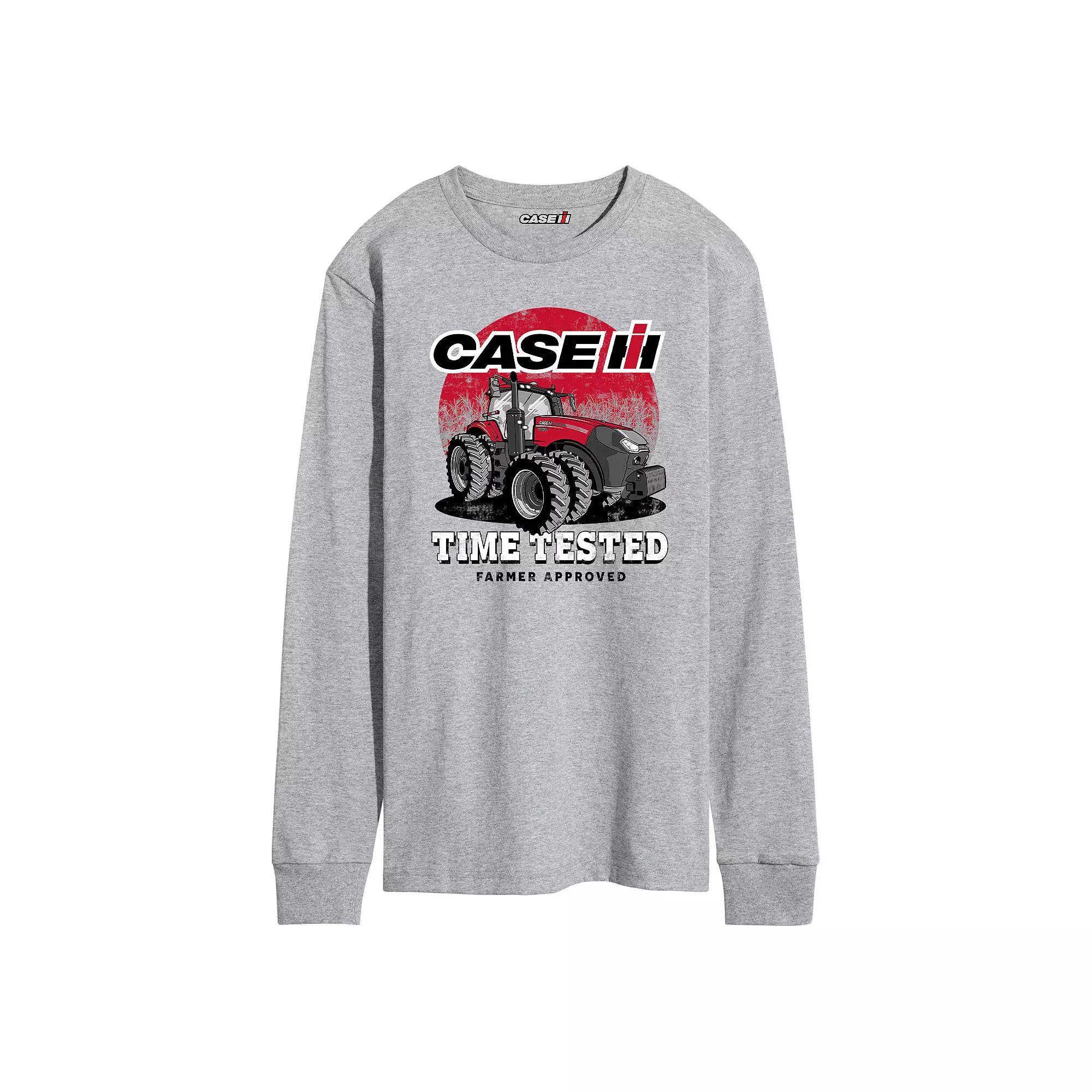 Mens Case IH Farmer Approved Long Sleeve Graphic Tee Product Image