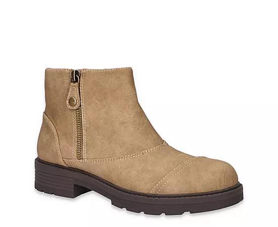 Aliah Easy Works by Easy Street Women's Slip Resistant Ankle Boots, Size: 5, Brown Product Image