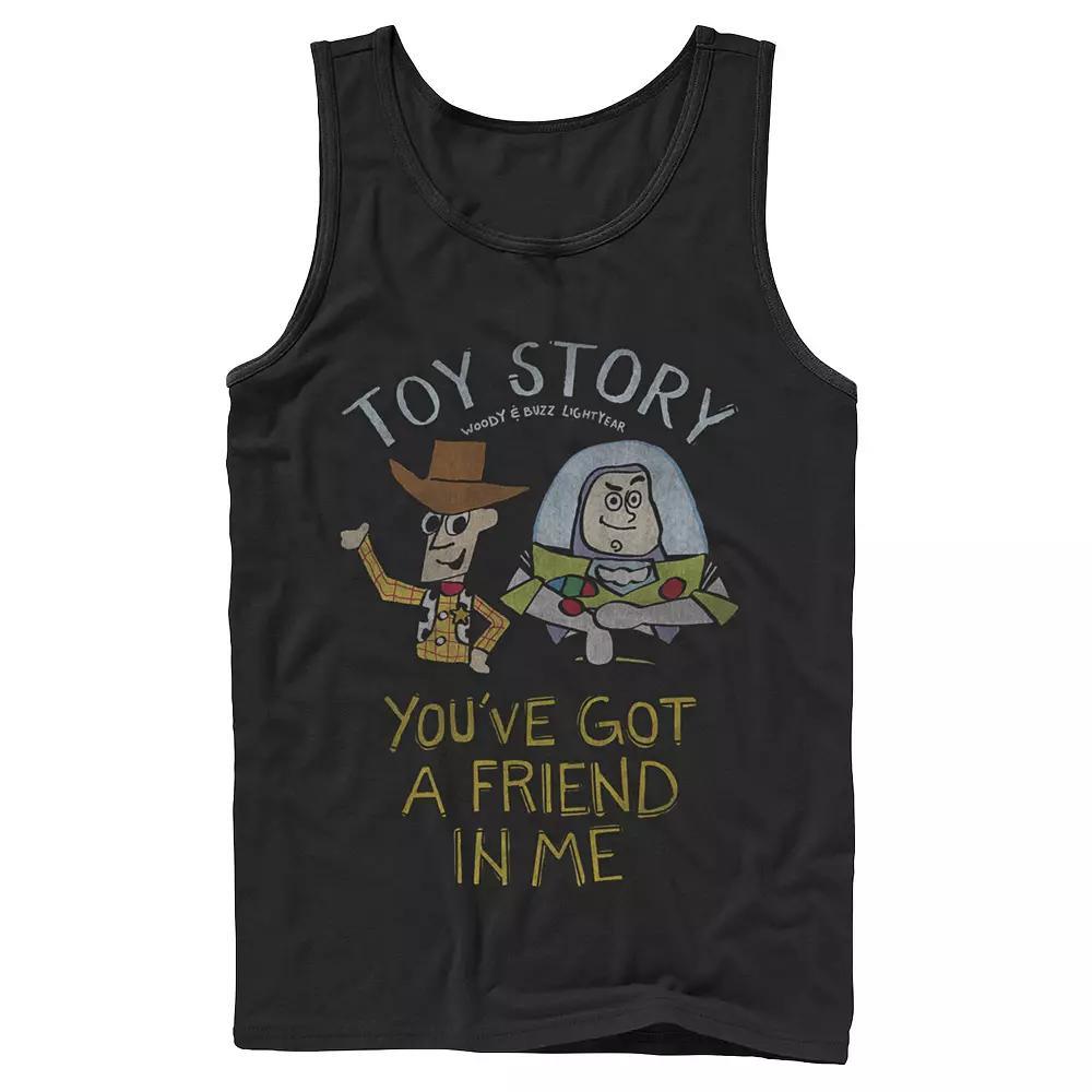 Disney / Pixar's Toy Story Men's You've Got a Friend Tank Top, Size: Large, Black Product Image