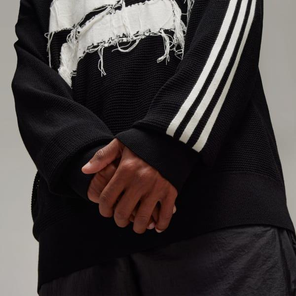adidas Y-3 Graphic Knit Crew Sweater Black S Unisex Product Image