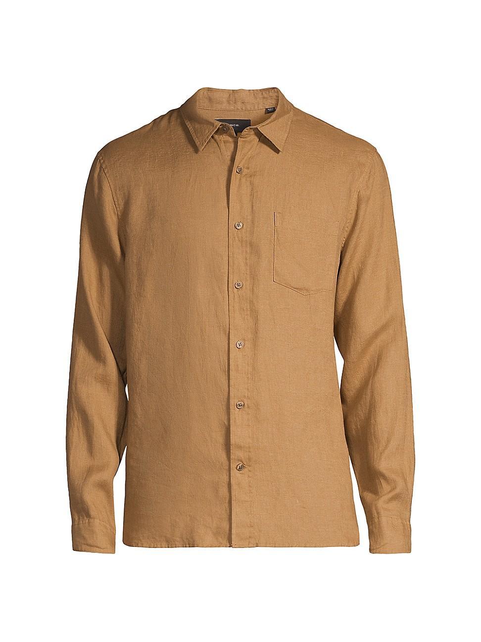 Mens Linen Sport Shirt Product Image